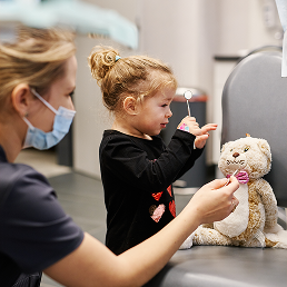 Adaptation dental appointment for children