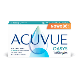 Soczewki kontaktowe ACUVUE® OASYS with TRANSITIONS 6 szt.